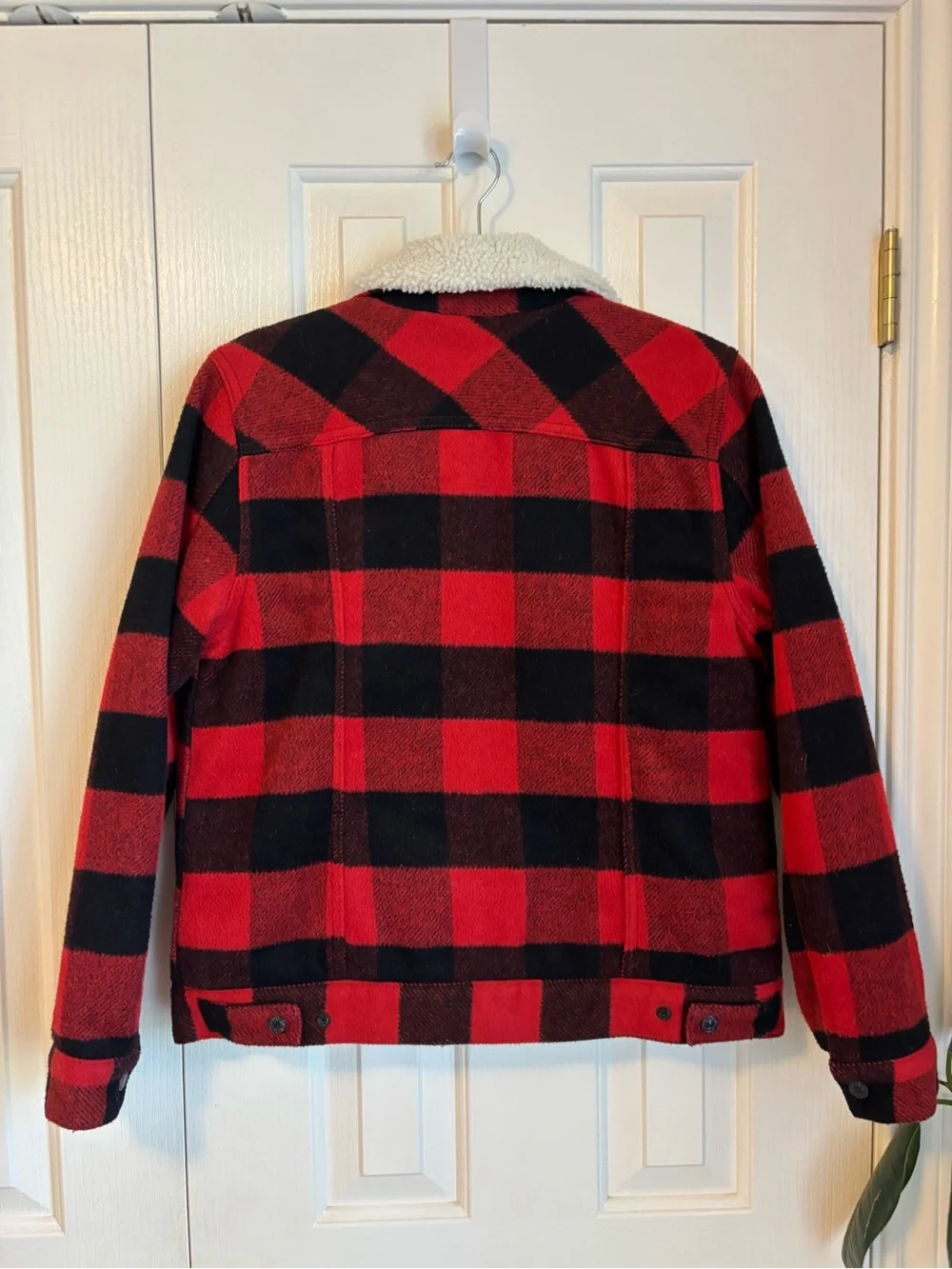 Levi's Plaid Sherpa Jacket